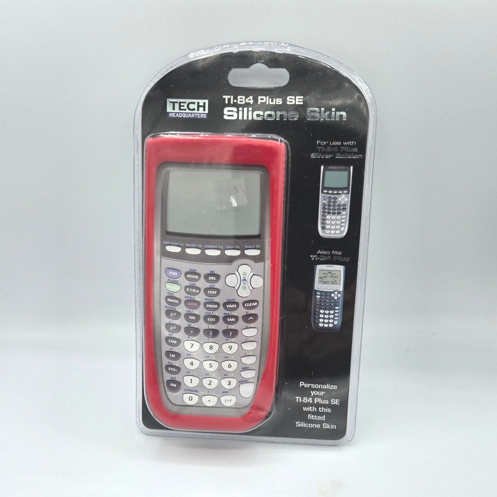 TI-84 Plus SE Red Silicone Skin Cover Protector SmoothTalk Tech Headquarters‎